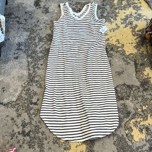 Time and Tru Stripe Maxi Dress NWT